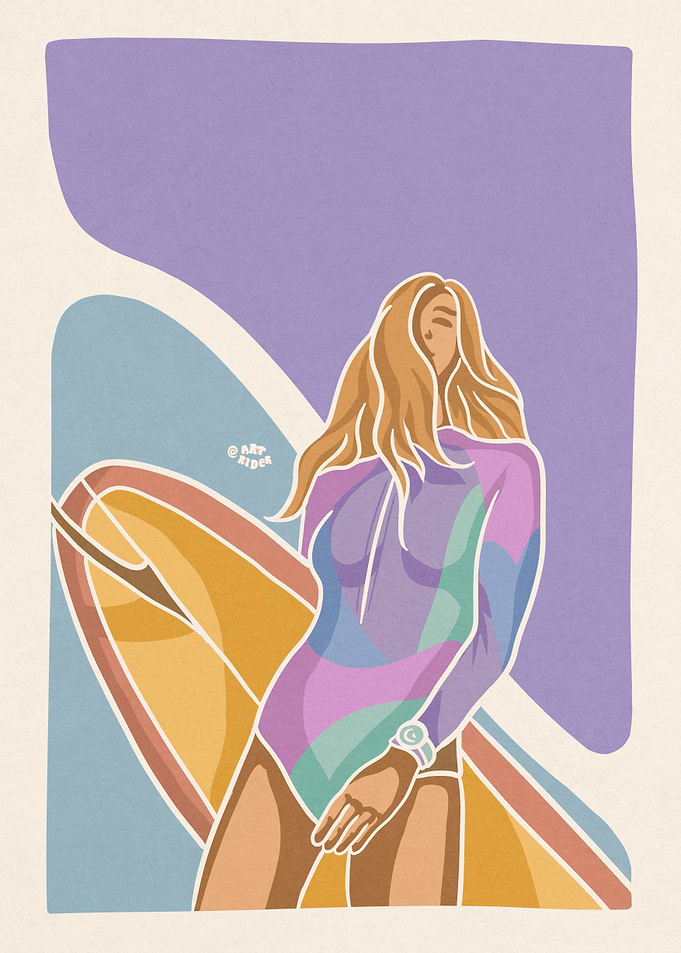 Go surfing surfgirl