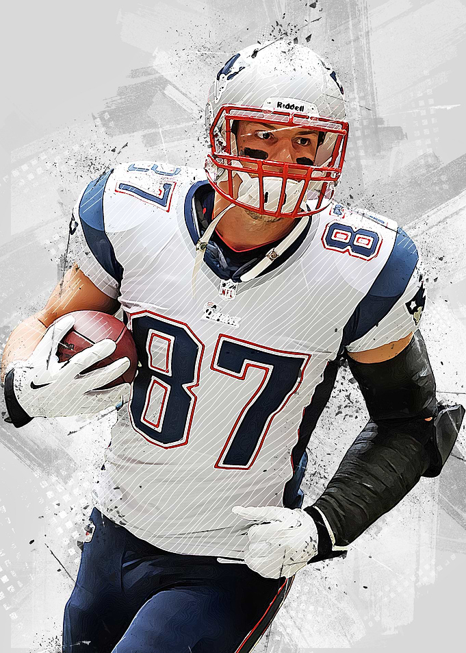 Rob Gronkowski Poster