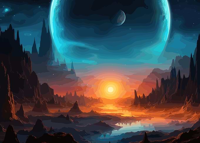 Mountains And Planets