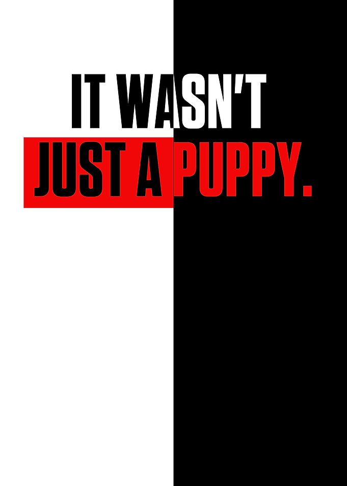 IT WASNT JUST A PUPPY