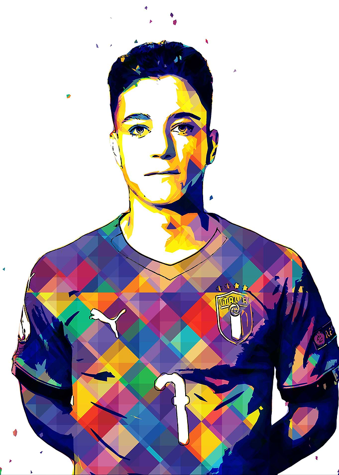 Giacomo Raspadori Poster