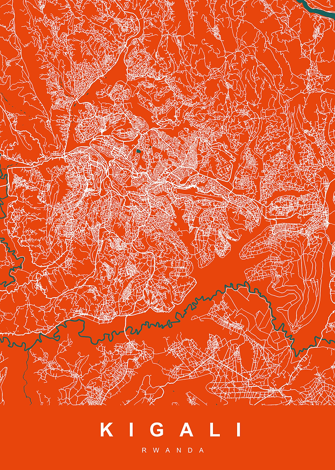 MAP KIGALI RWANDA