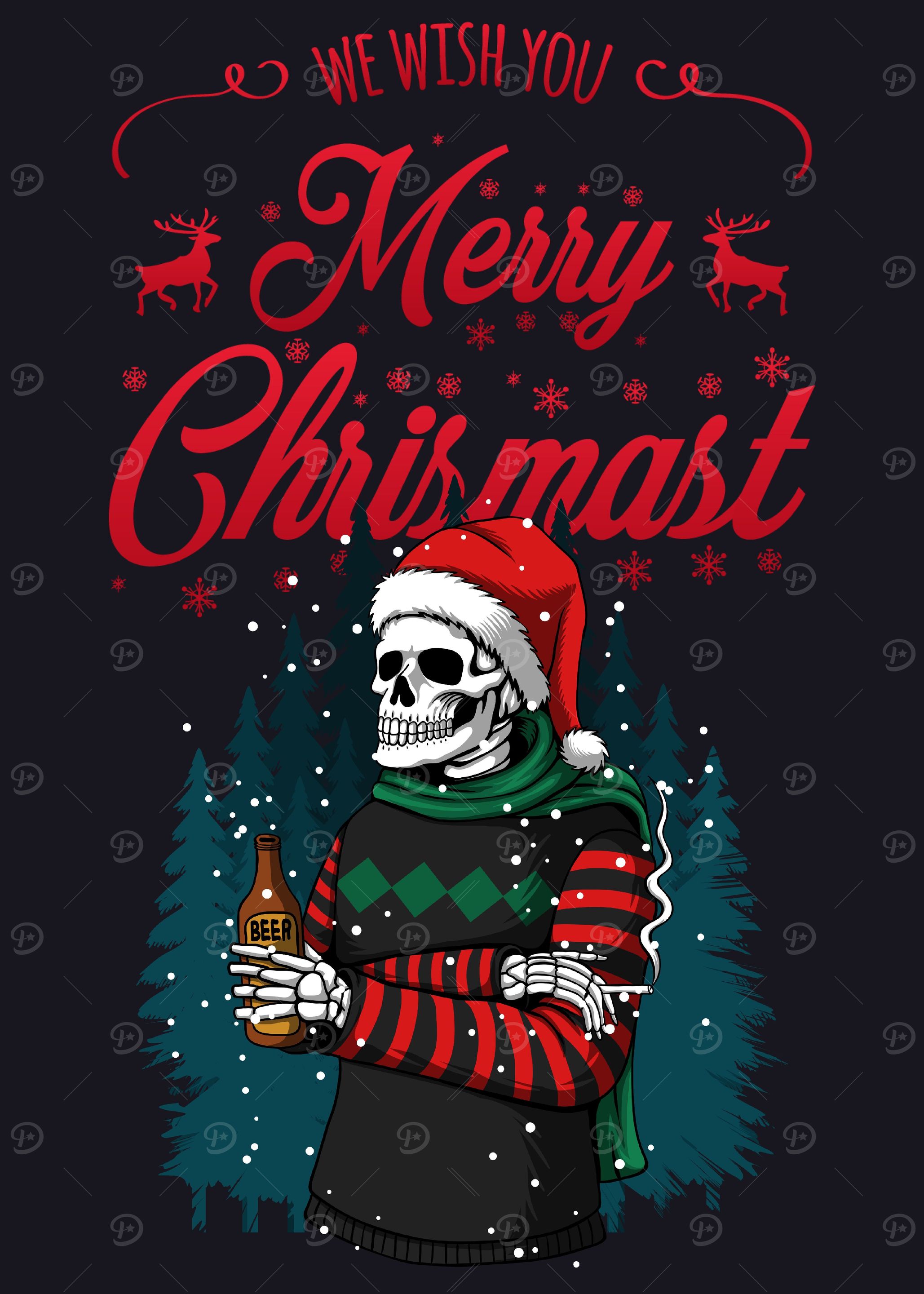Skull Christmas