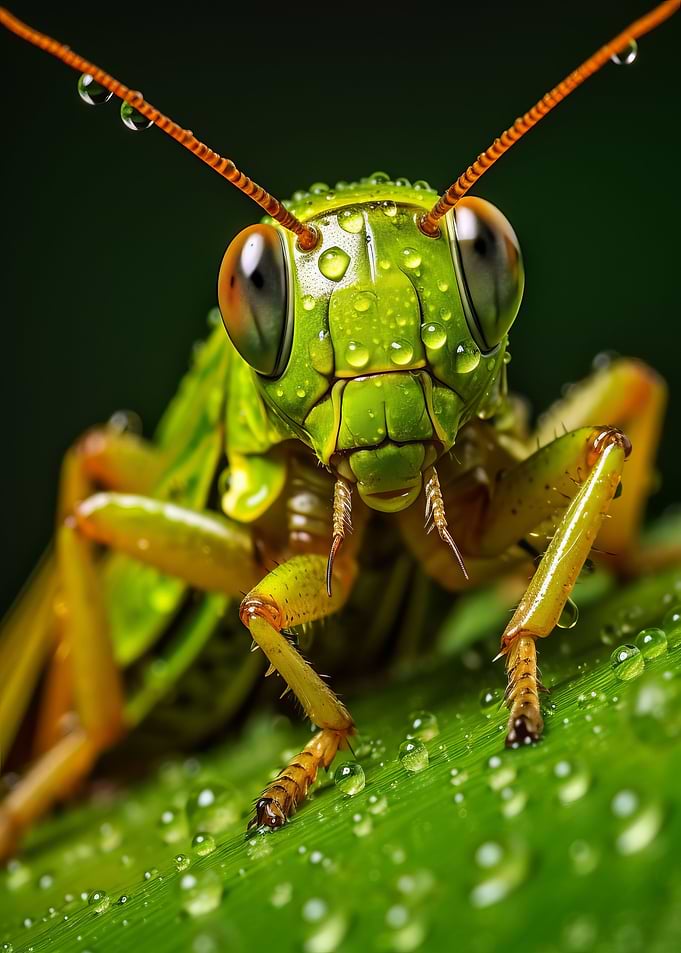 Wet Grasshopper