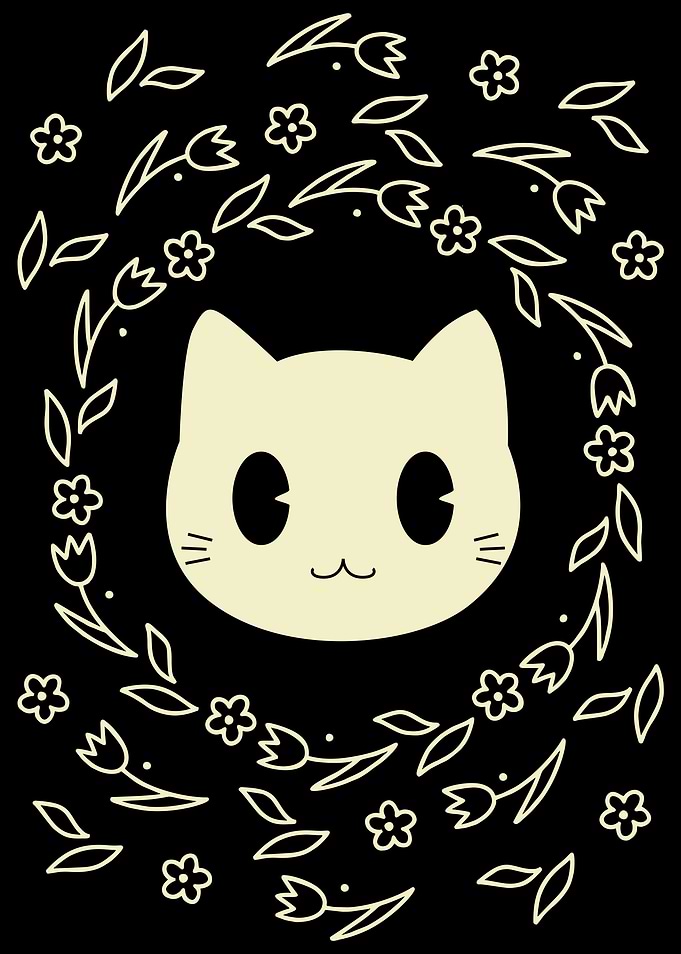 Flowers Cat