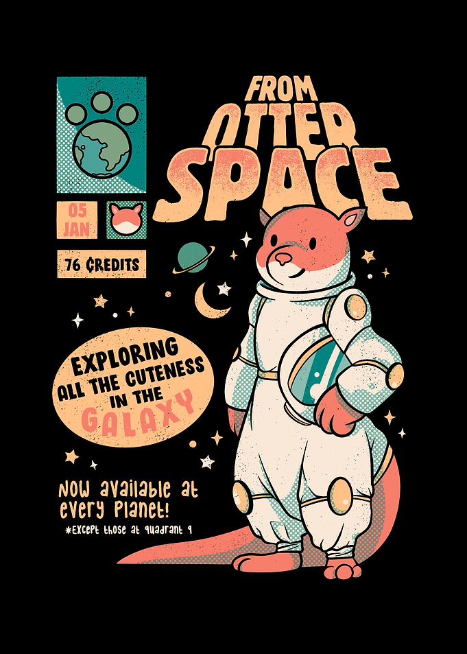 Otter Space Astronaut