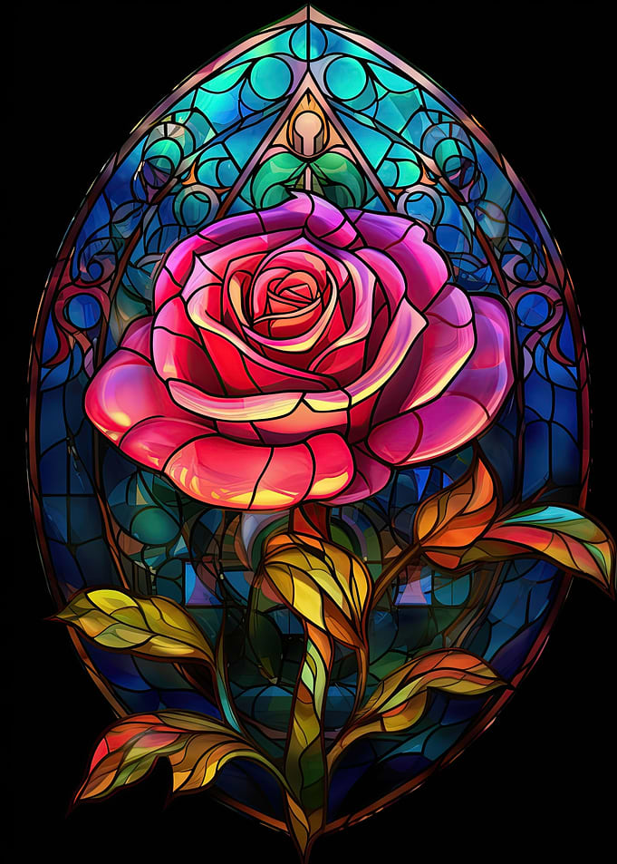 The Radiance of a Red Rose