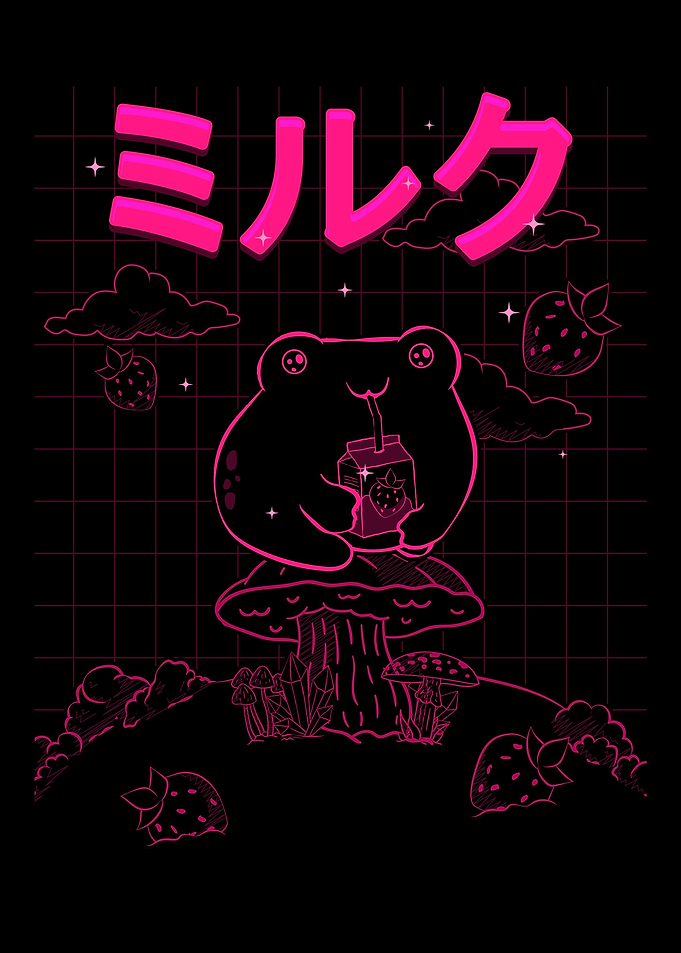 Japanese Kawaii Frog