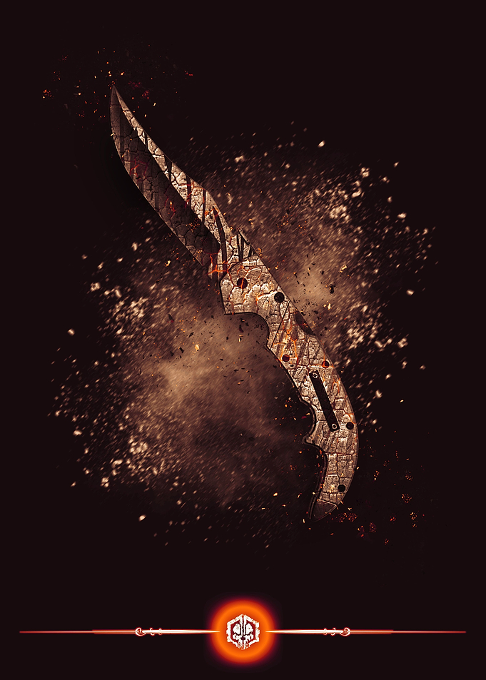 knife fan art