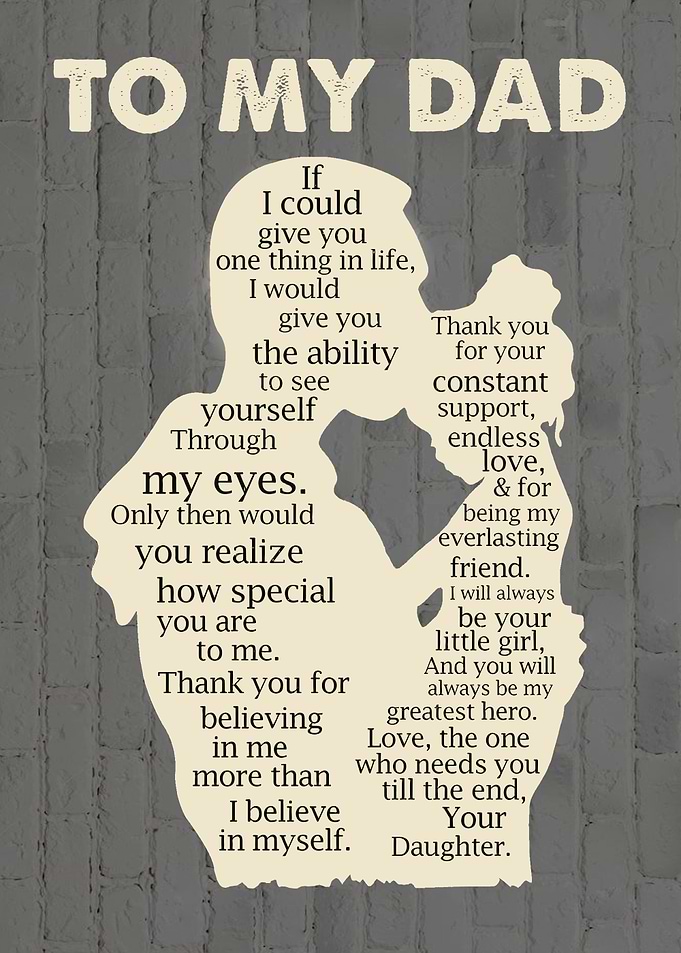 To My Dad Thank You