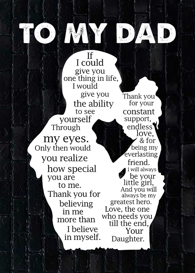 To My Dad Thank You
