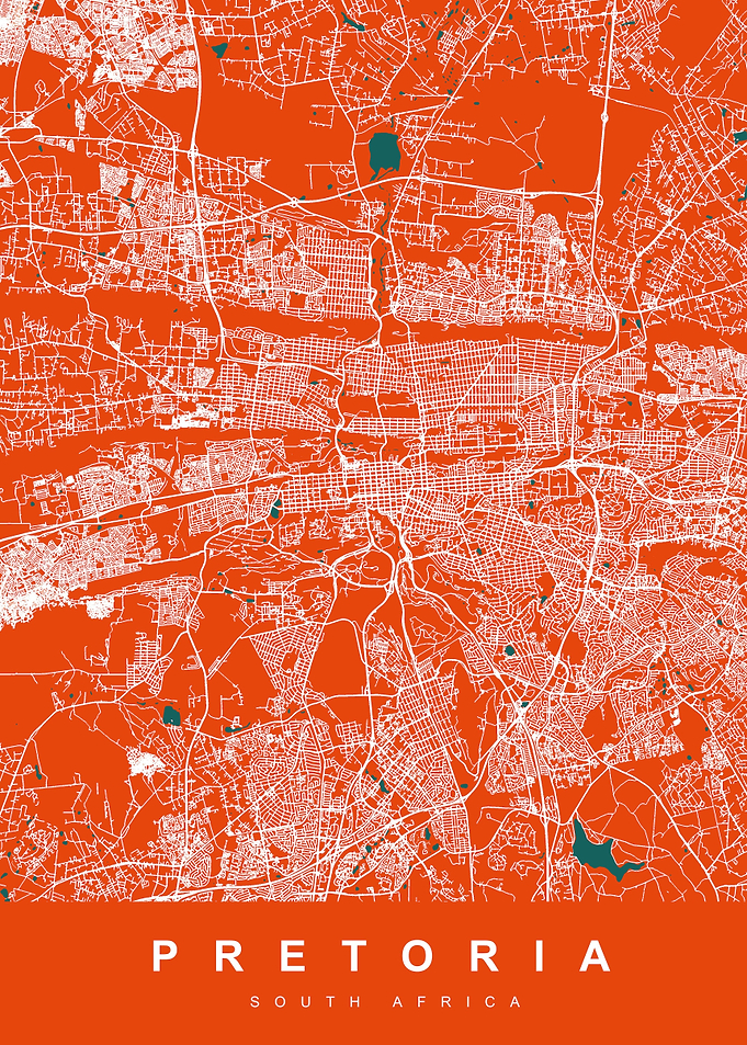 MAP PRETORIA SOUTH AFRICA