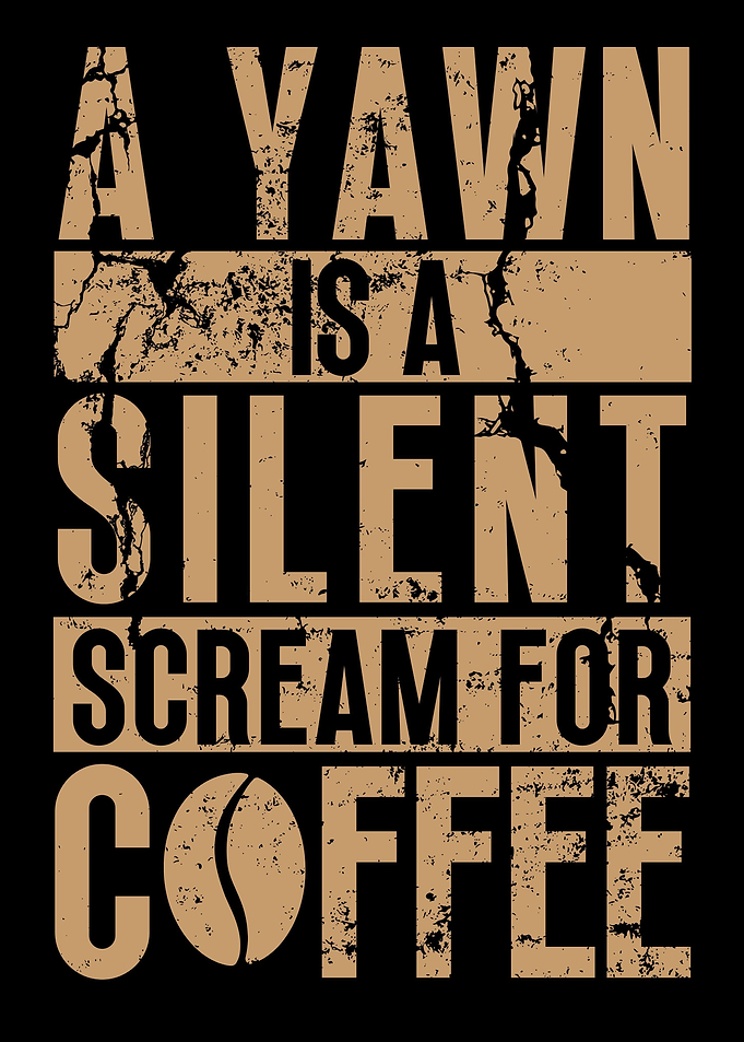 A yawn is a silent scream