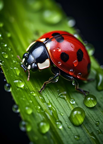 Wet Ladybug