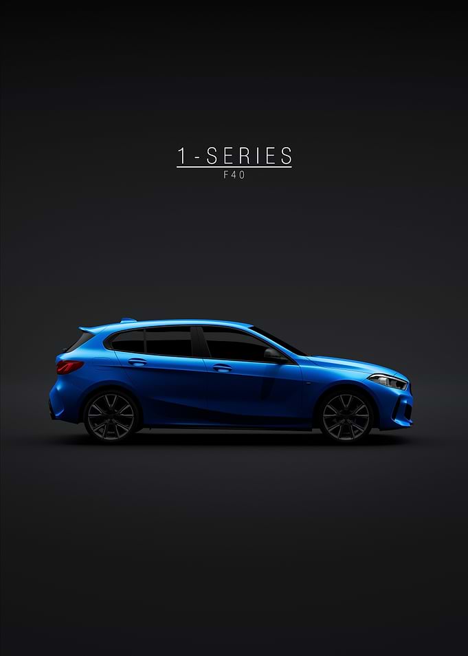BMW M135i F40 2020 Blue