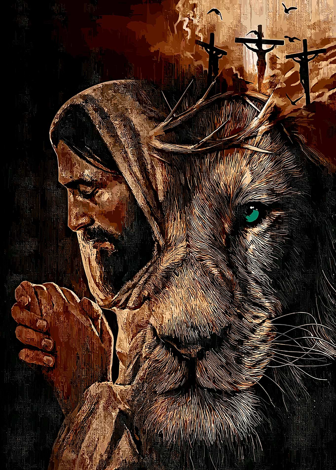 Jesus And Lion
