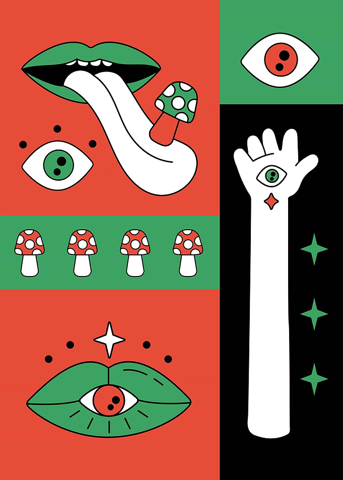 Trippy Mushrooms