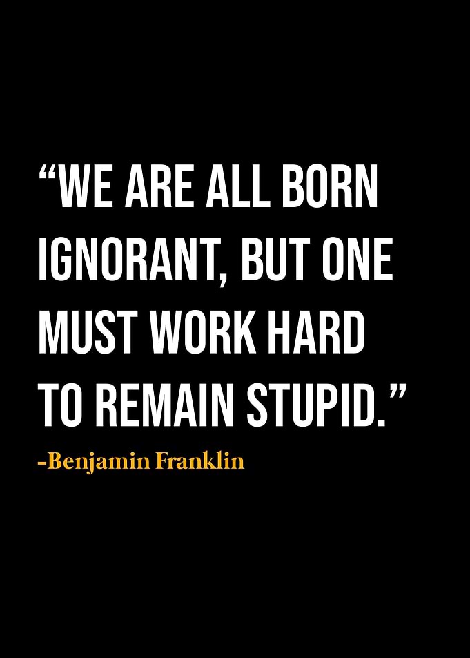 Benjamin Franklin Quote