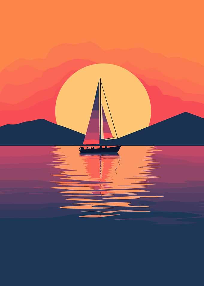 sailboat on the water