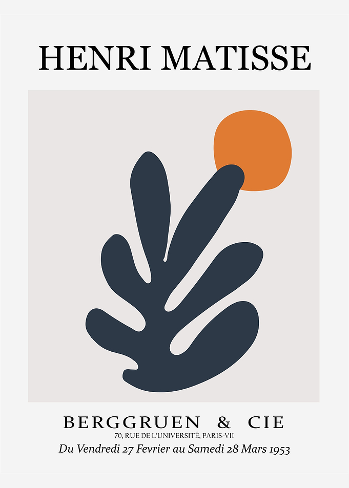 Matisse exhibition poster