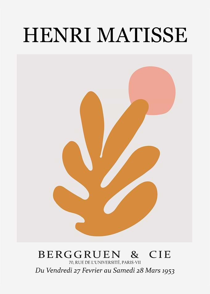 Matisse exhibition poster