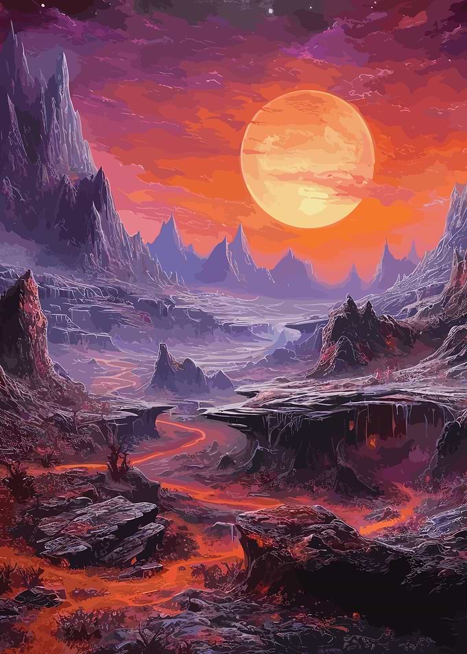 Mountains And Planets