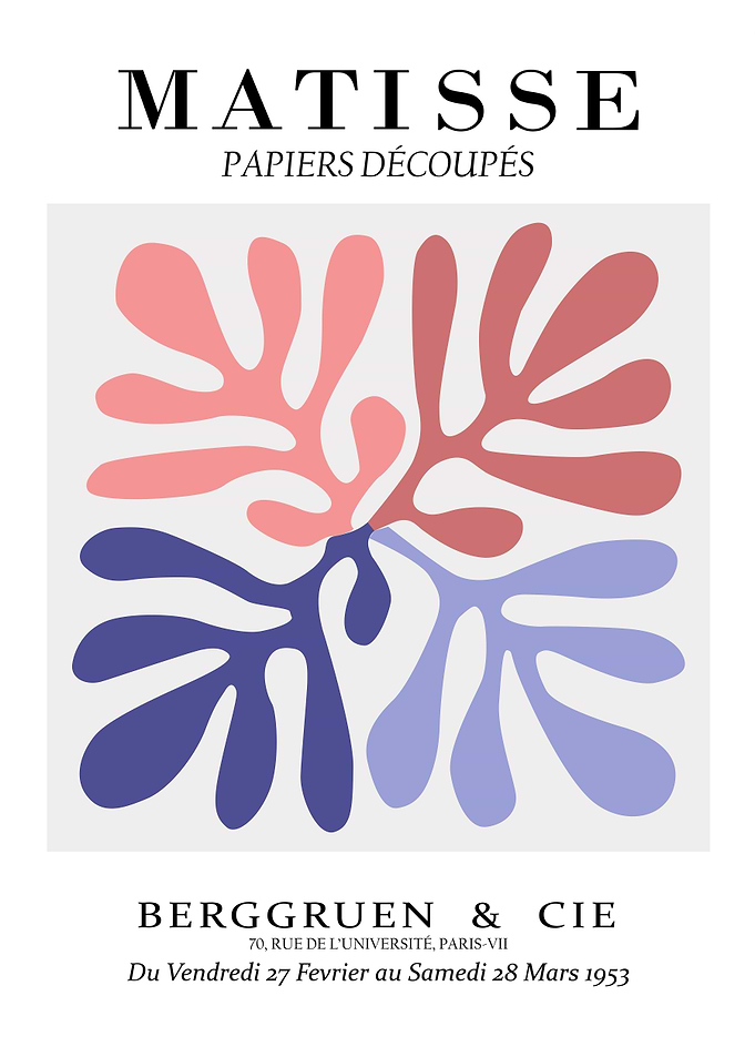 Matisse exhibition poster