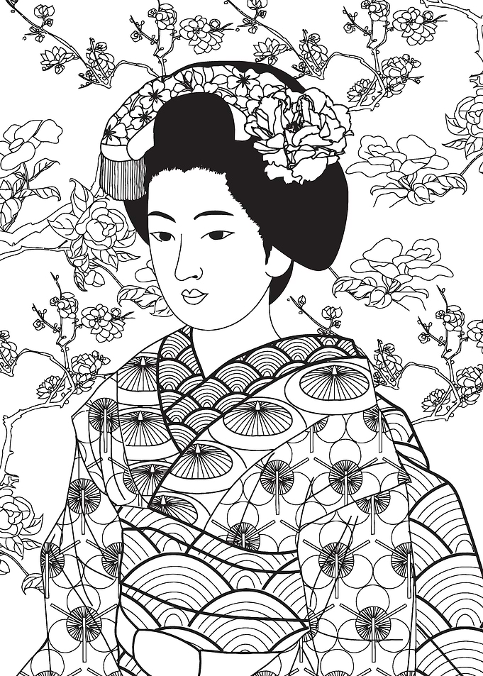 Japan Japanese Geisha Art