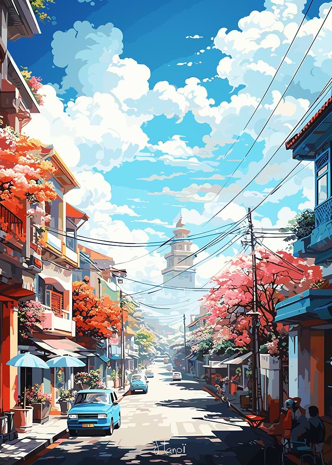 HANOI Oil Painting