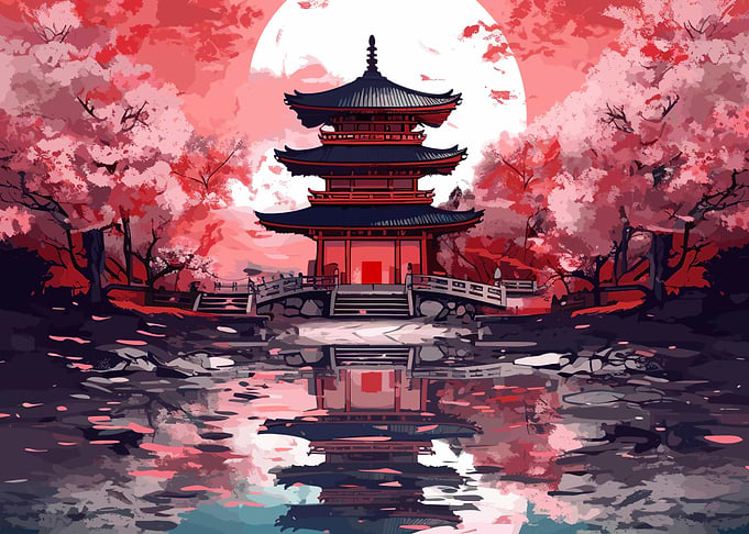 Beautifull japanese landsc