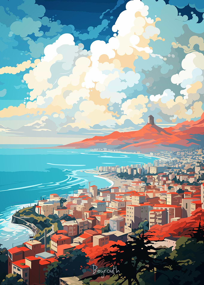 BEYROUTH Oil Painting