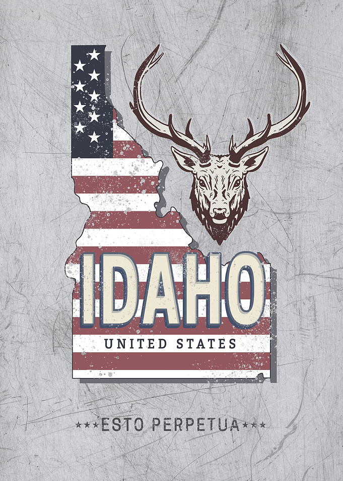 Idaho Map United States