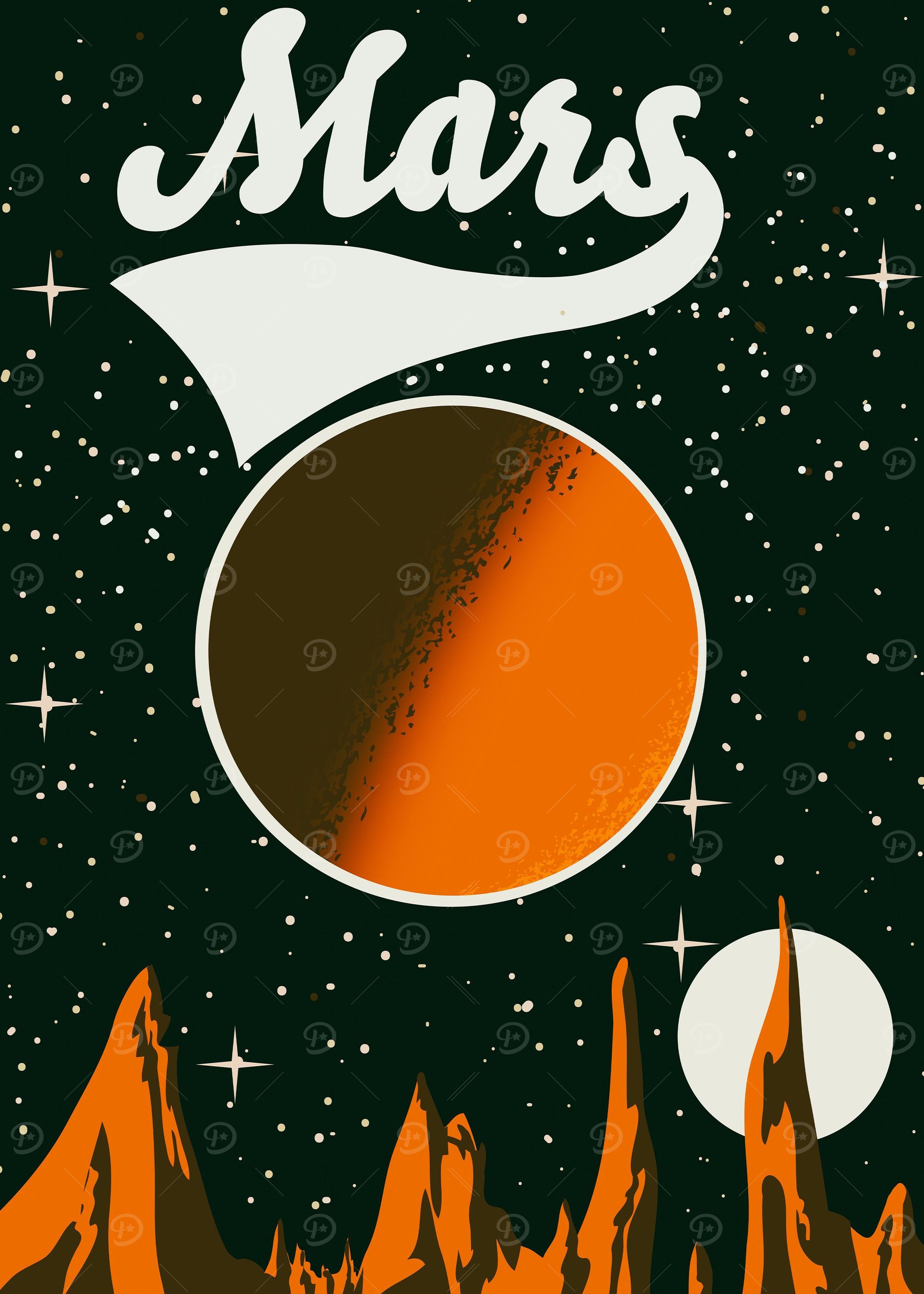 Mars Space Art