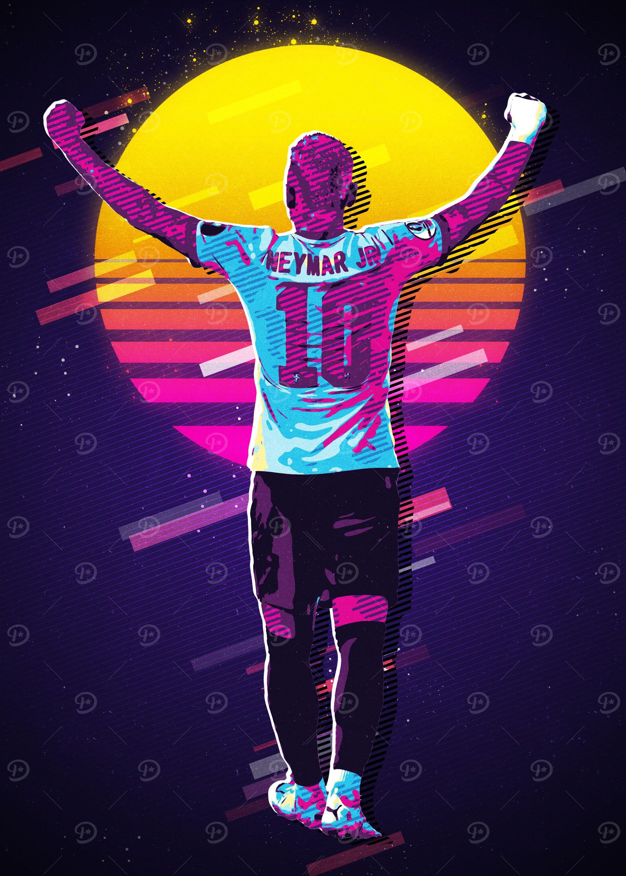 Neymar 10 Brazil Retro