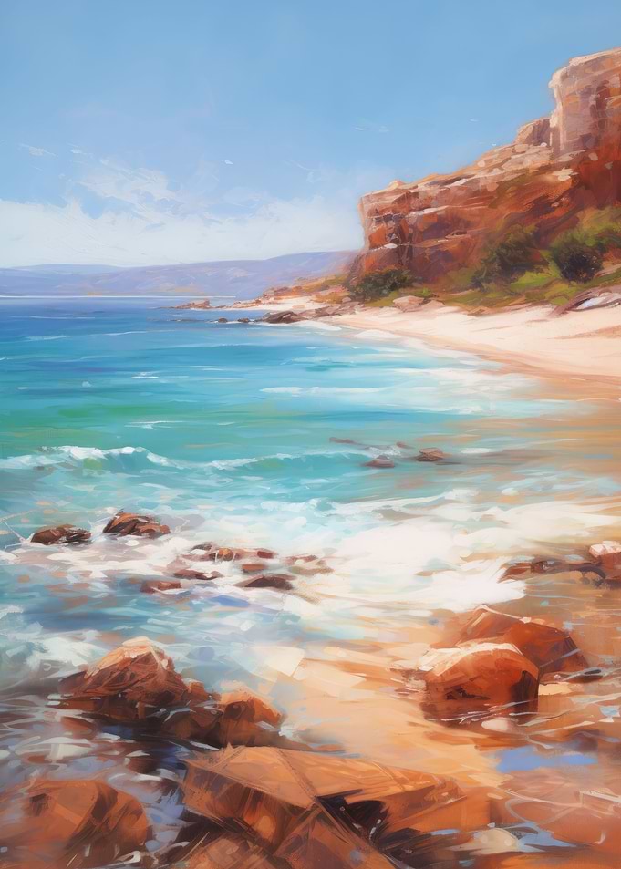 Beach Oilpaint