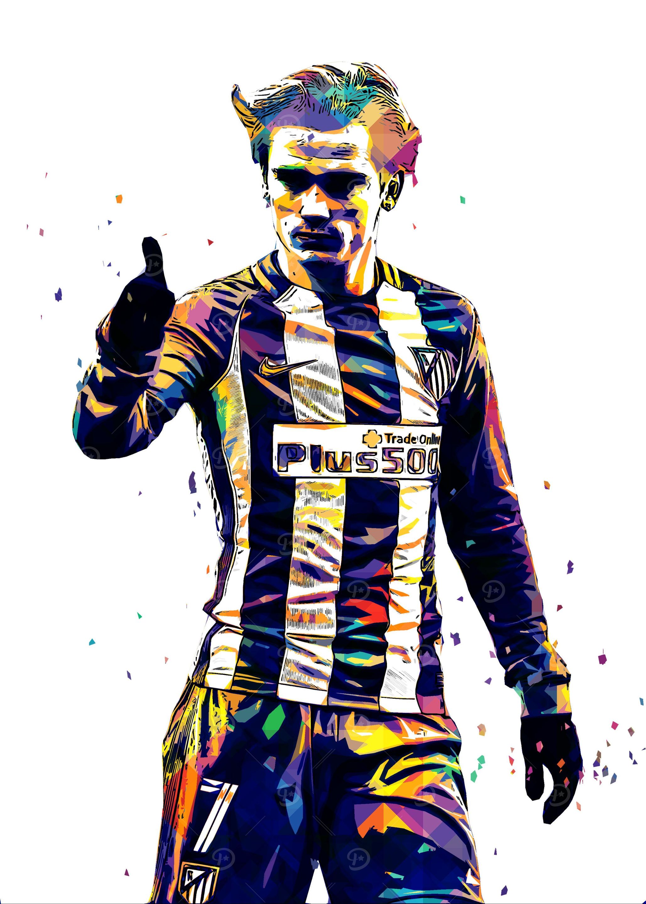 Antoine Griezmann Pop Art