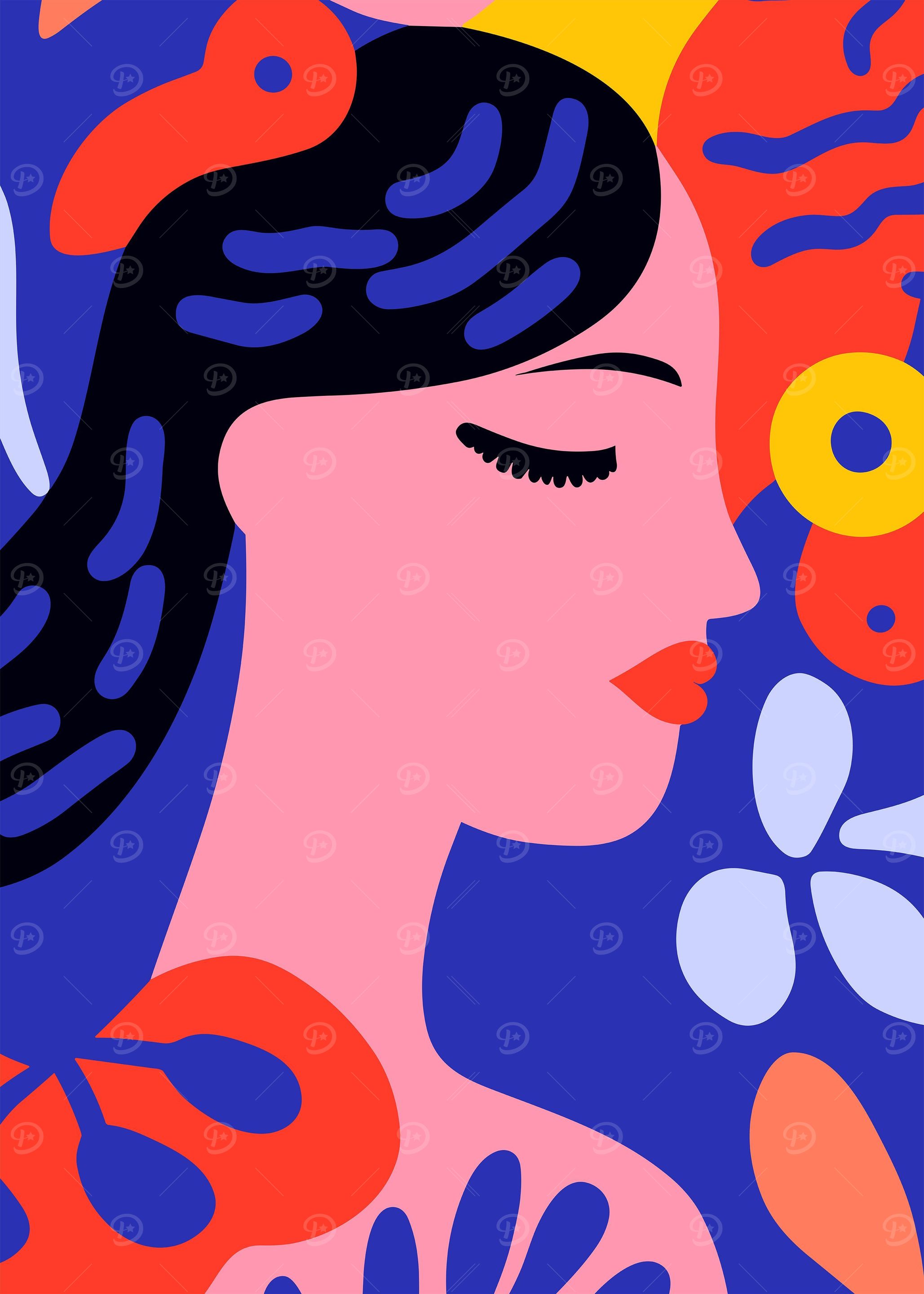 Vibrant Woman
