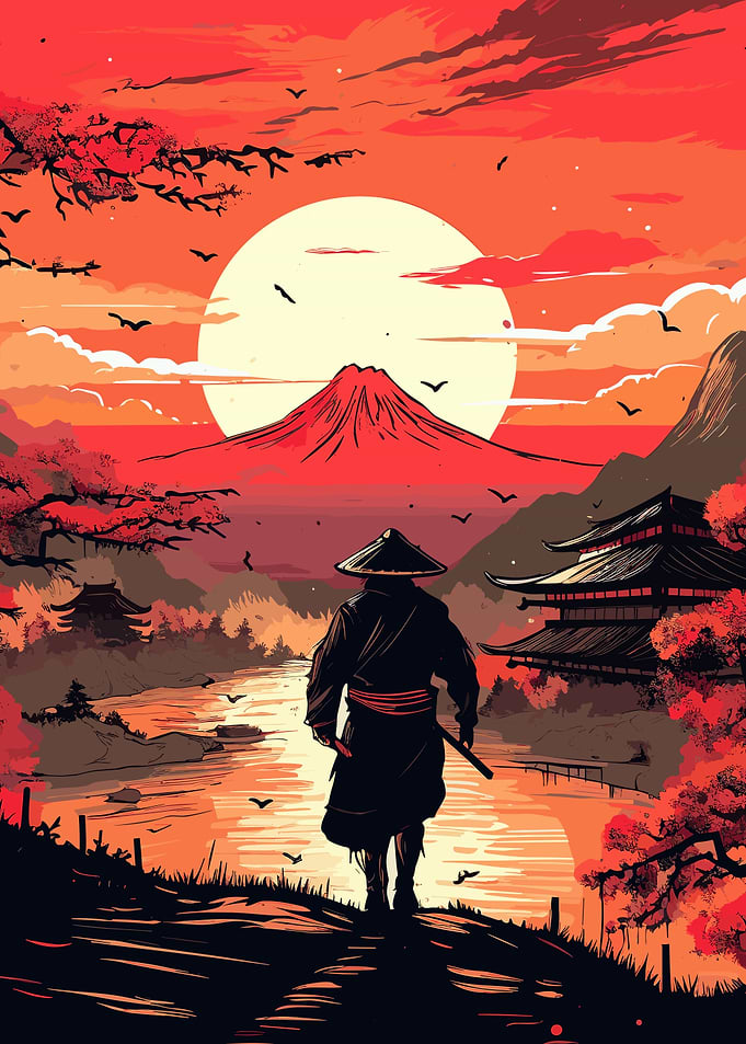 Japanese Samurai Art