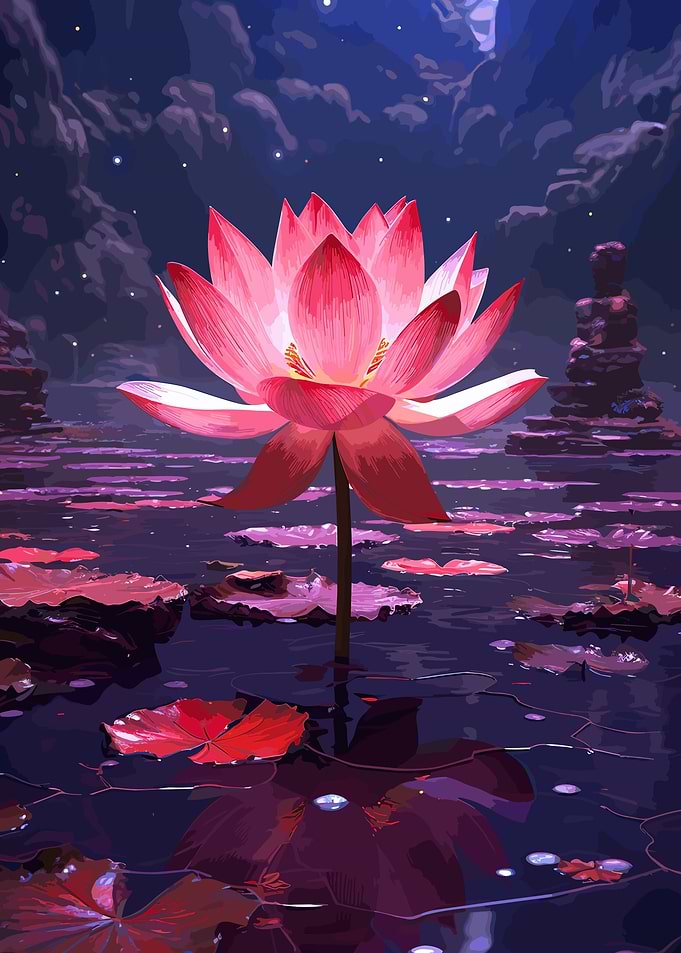magical lotus bloom