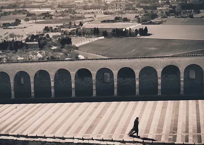 Beautiful view in Assisi