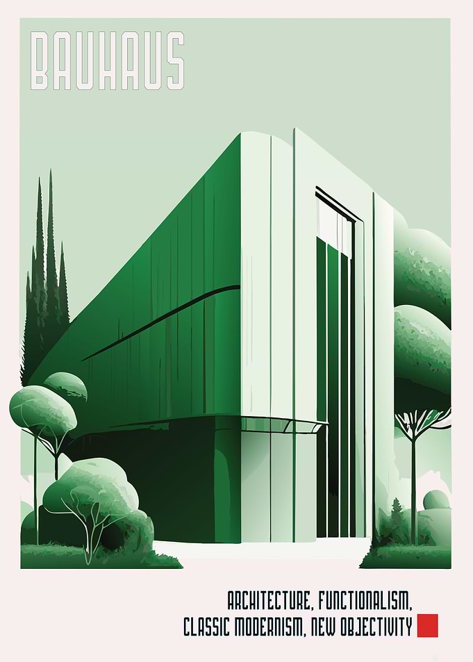 Bauhaus Modern Poster