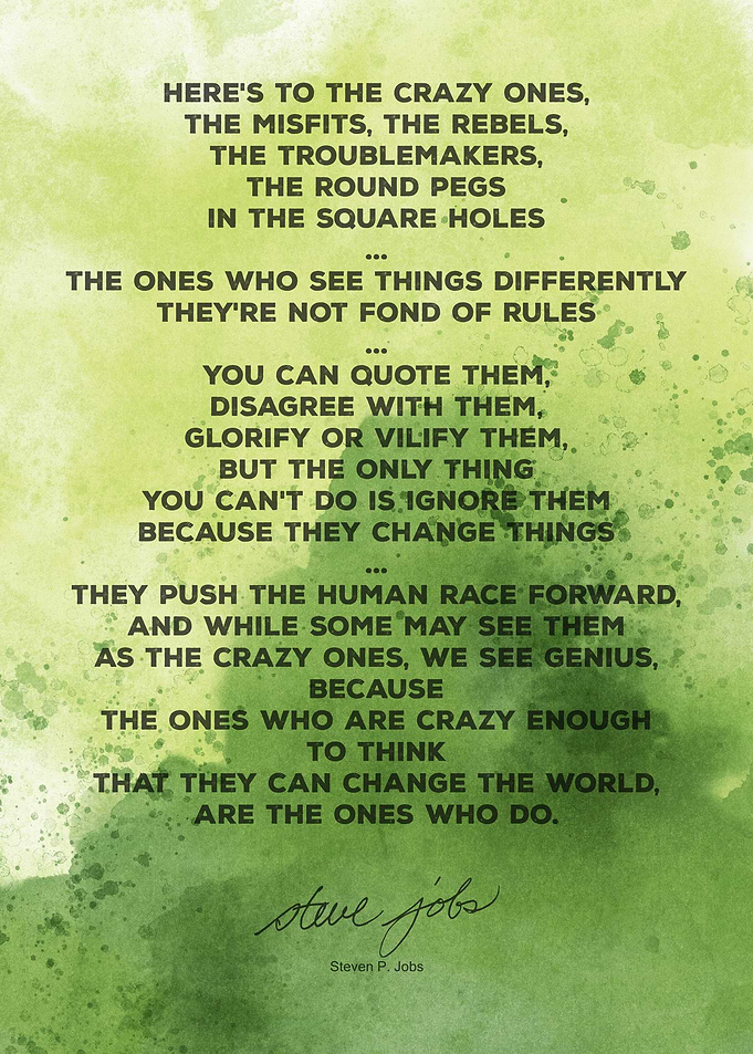 Steve Jobs Quote F017