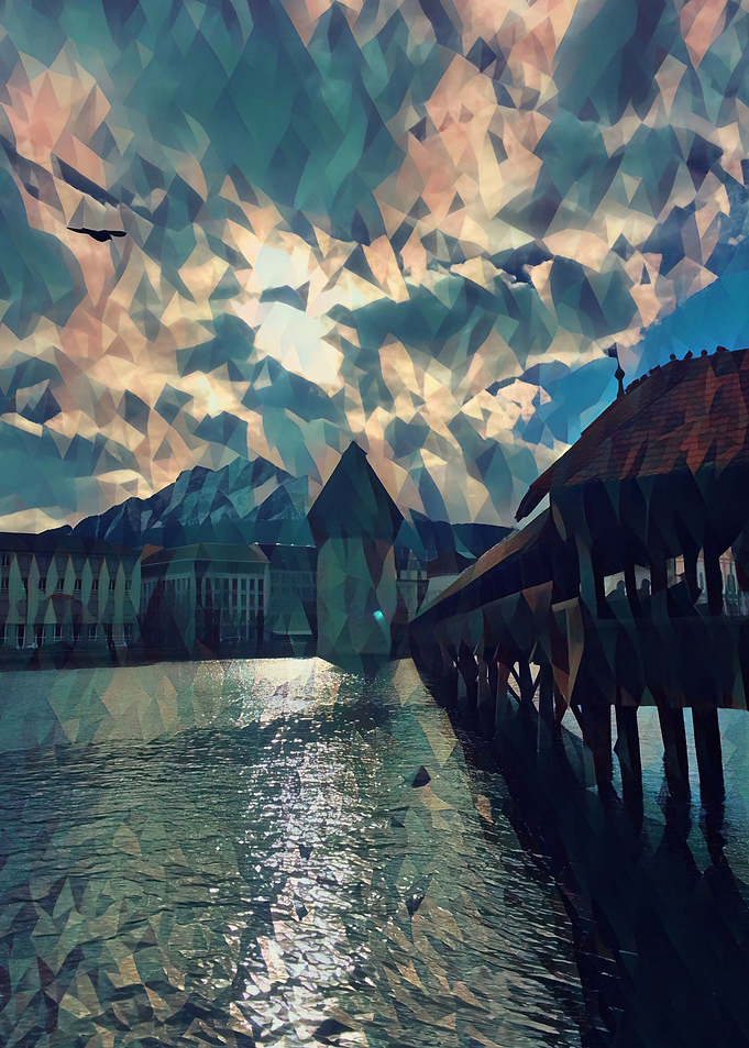 Sunset in Lucerne