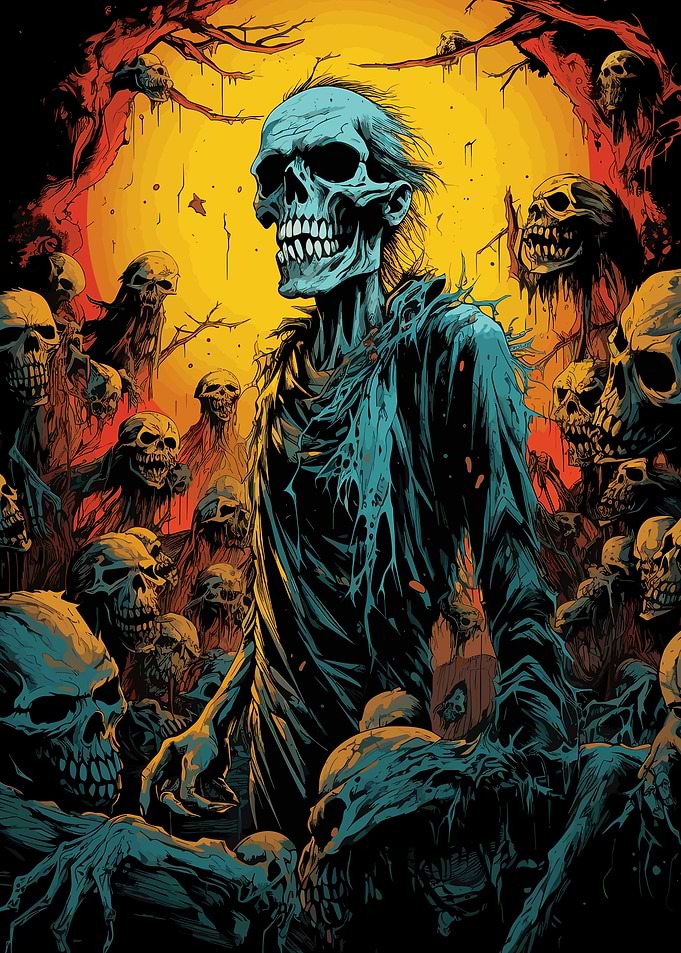 Horror Zombies Fire