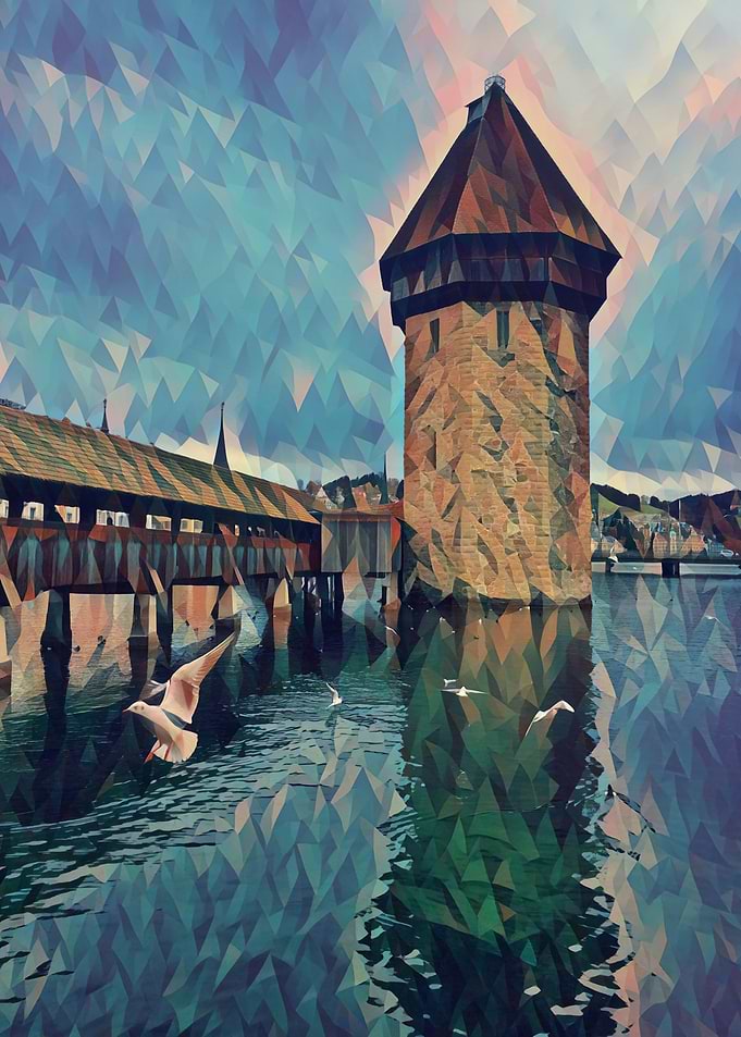 Sunset in Lucerne