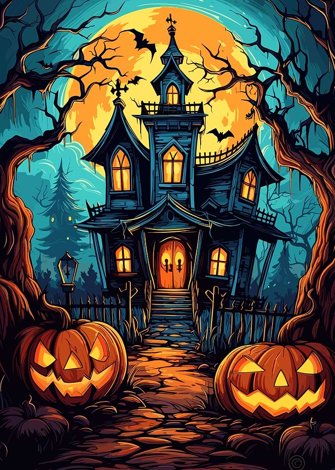 Halloween Pumpkin Castle