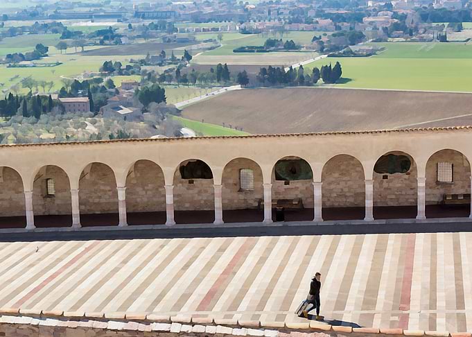 Beautiful view in Assisi