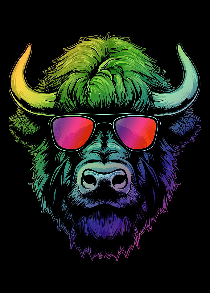 Bison Sunglasses Cool Dj
