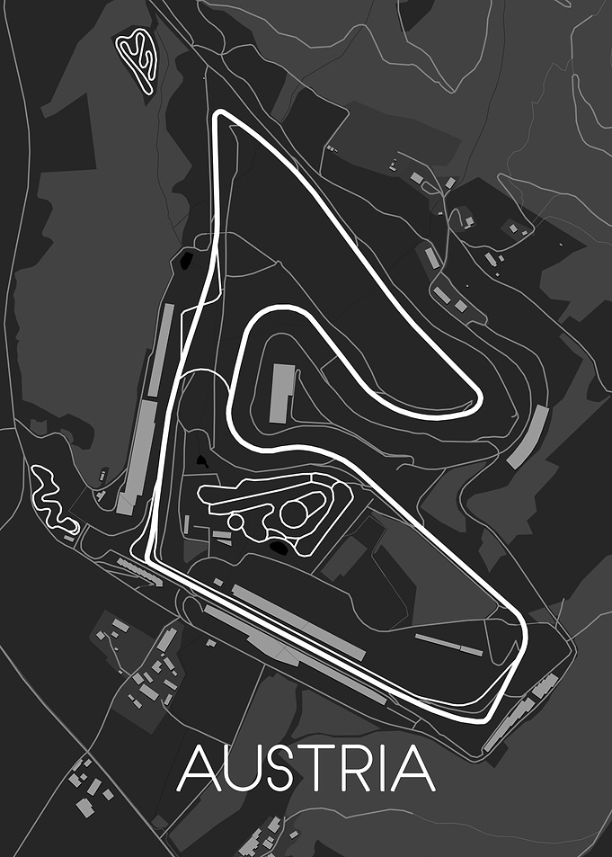 Austria Racing Track Map