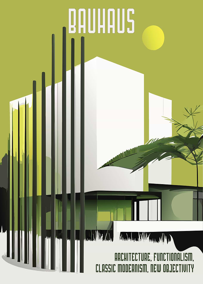 Bauhaus Modern Poster